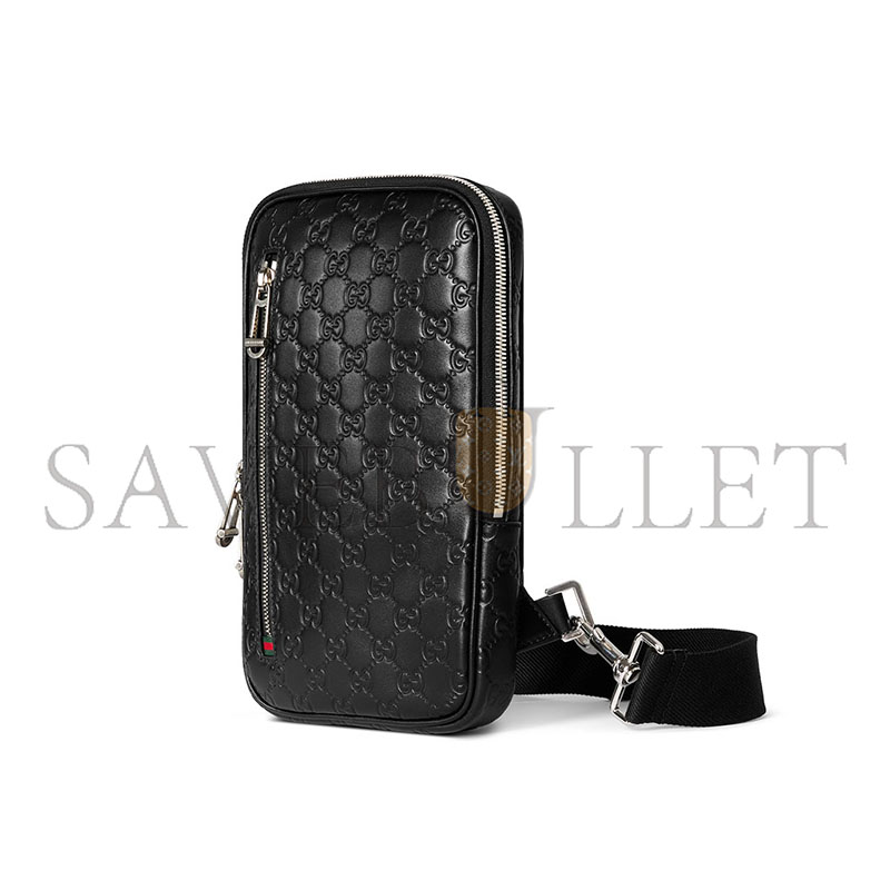 GUCCI GG EMBLEM SMALL CROSSBODY BAG 862915 (28*17*3cm)